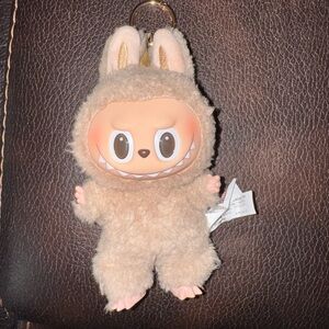 POP MART Labubu Exciting Macaron Pendant - TOFFEE keychain doll only NO BOX